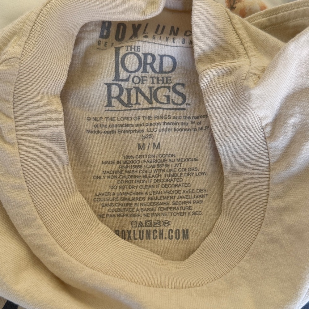 Box Lunch Lord of the Rings T shirts - Picture 2 of 15